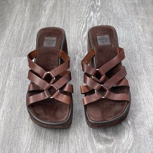 American Eagle Platform Wedge Sandals Size 7